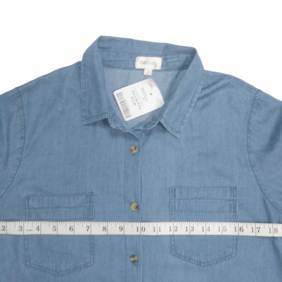 DIZZIRE Blue T-shirt Dress Junior Size (M) - Picture 7 of 7